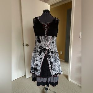 French designer midi summer dress
